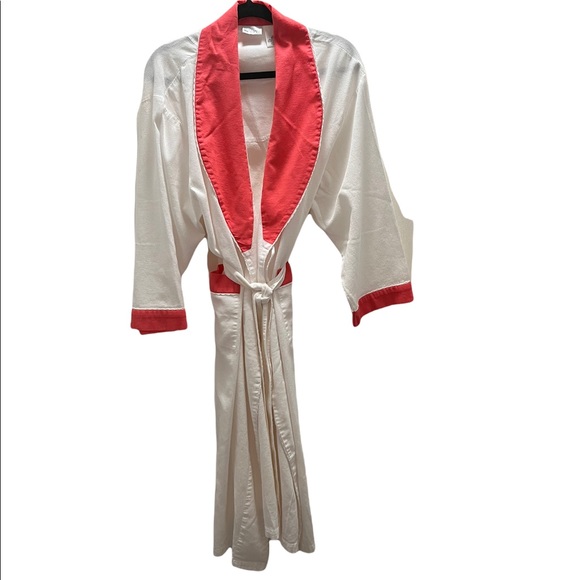 Delicates Waffle Knit Wrap Robe Sz L - Picture 2 of 7